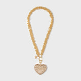 FRUIT SLICE BUBBLE CHAIN NECKLACE