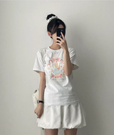 Line cover*pumpkin balloon miniskirt*pants