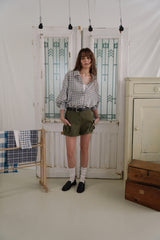 Roll-up cargo shorts_khaki
