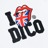 DC x The Rolling Stones UK Tongue Ringer Tee White