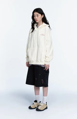 26FW★ Loving Bear Embroidered Hoodie