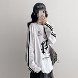 グラフィック ロングスリーブ スタンド 84 ストリート ロングスリーブ Tシャツ (3 colors)