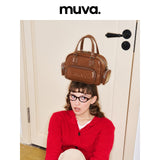 muva. Multi‑Wear Genuine‑Leather Handbag & Backpack, Large‑Capacity Travel Commuter Purse for Women, Autumn Winter, New Arrival Oct 14