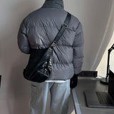 LMN ルーカスオーバーサイズフィットグロッシーショートパッディド (3 colors)