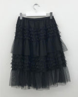 Verde chiffon skirt (3color)