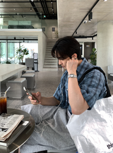 Look Glass Summer Daily Soft Check Short Sleeve Shirt
