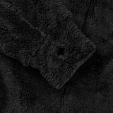 Fame Fleece Raccoon Fur Hooded Zip-Up