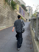 ウィスパーツータックカーブドデニムパンツ
