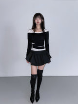  teenage u neck t-shorts (4color)