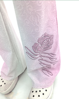 フローラルフレアパンツ