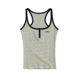 Reto Stripe Slim Racer Tank