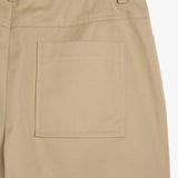 Stranger Regular Fit Cotton Short Pants (Beige)