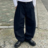 ワイドバルーンチノパンツ ネイビー