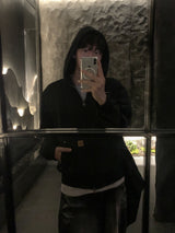 Cb Patch Work Hooded Jumper