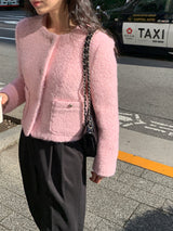 [MADE] [Wool Napping] Winter Warm ピンタックワイドスラックス