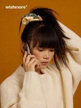 wishmore オリジナルデザインデニムヘアリング