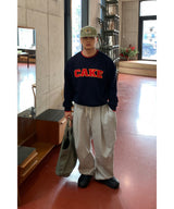 Cake layered shibori sweatshirt