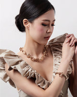 Wild Rose Layered Bracelet Gold