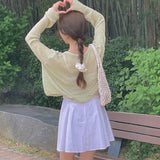 Miel Summer Cropped Cardigan