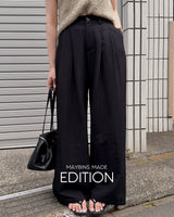 [MADE] Mussel Tencel wide slacks