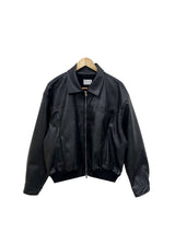 vintage leather jumper
