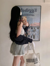 [2color] lace training shorts