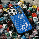 ヒップ ブルー ワークログ エポキシ バンパー iPhone ケース