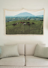 JEJU mountain horse tassel blanket