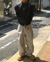 バックバックルワイドスラックス
