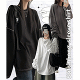 トロムスティッチオーバーサイズフィットロングTシャツ