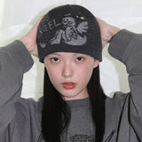 Egg Angel Beanie - CHARCOAL