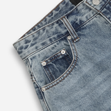 Dart Balloon Denim Pants 3C