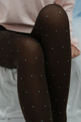 chocolate mint chip tights