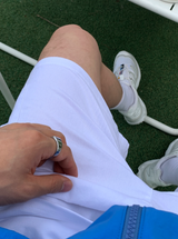 Liu Washing Cargo Banding Shorts