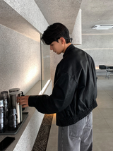Bake Eco YKK Biker Leather Blouson Jacket