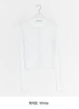 Siho Summer See-Through Tencel Cardigan