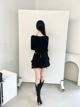 アイレットストラップカンカンミニスカート