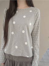 dot raglan tee