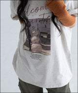 ウィリットスノーハーフスリーブTシャツ (oversize)