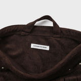 Suede Fringe Gym Sack_Brown