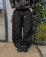 Prime nine wide denim pants