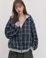 (UNISEX) Chill Reversible Over Hood Zip-Up