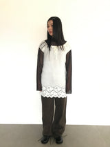 Sheer Dot Polar T-Shirt (3color)