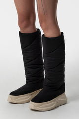 PUFFER HIGH BOOTS BLACK