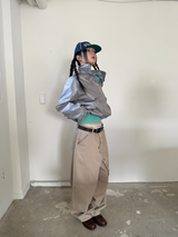 snap cover pants
