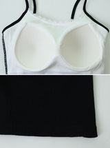 Lace Layered Cap Sleeveless (3color)
