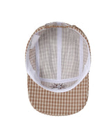 Ape Sun Embroidered Check Camp Cap