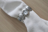 Oval bracelet watch 