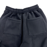rugged fleece big balloon pants