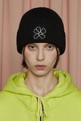 フラワービーニー /FLOWER BEANIE / BLACK